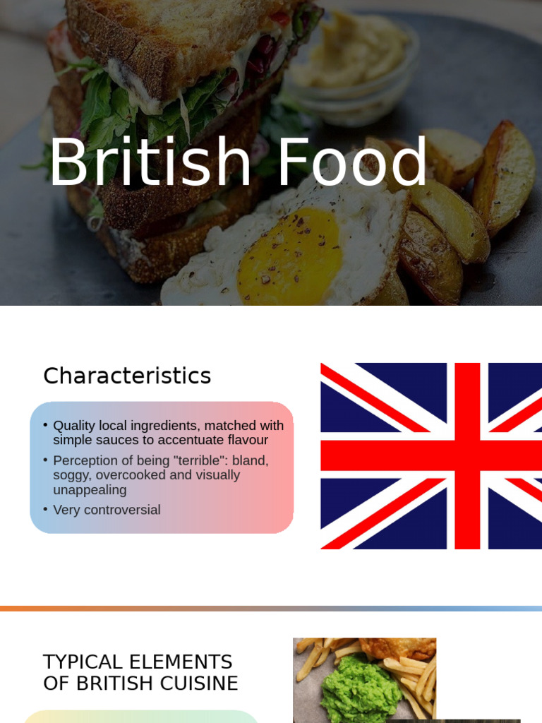 Exploring British Cuisine Essentials | PDF