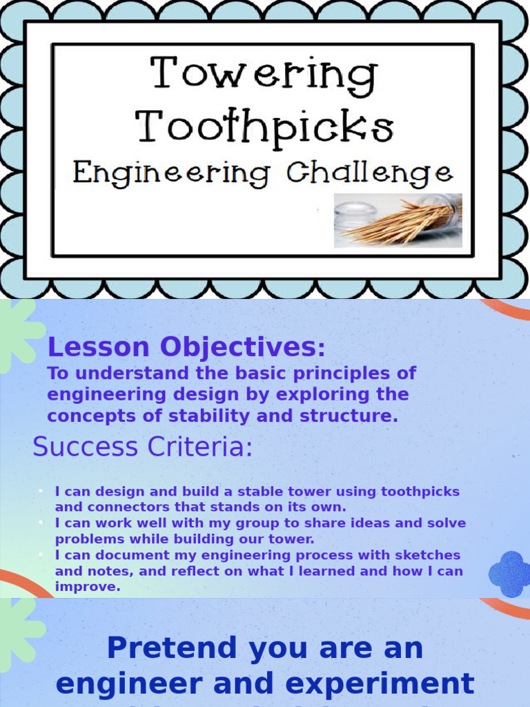 Towering Toothpicks Engineering Challenge | PDF