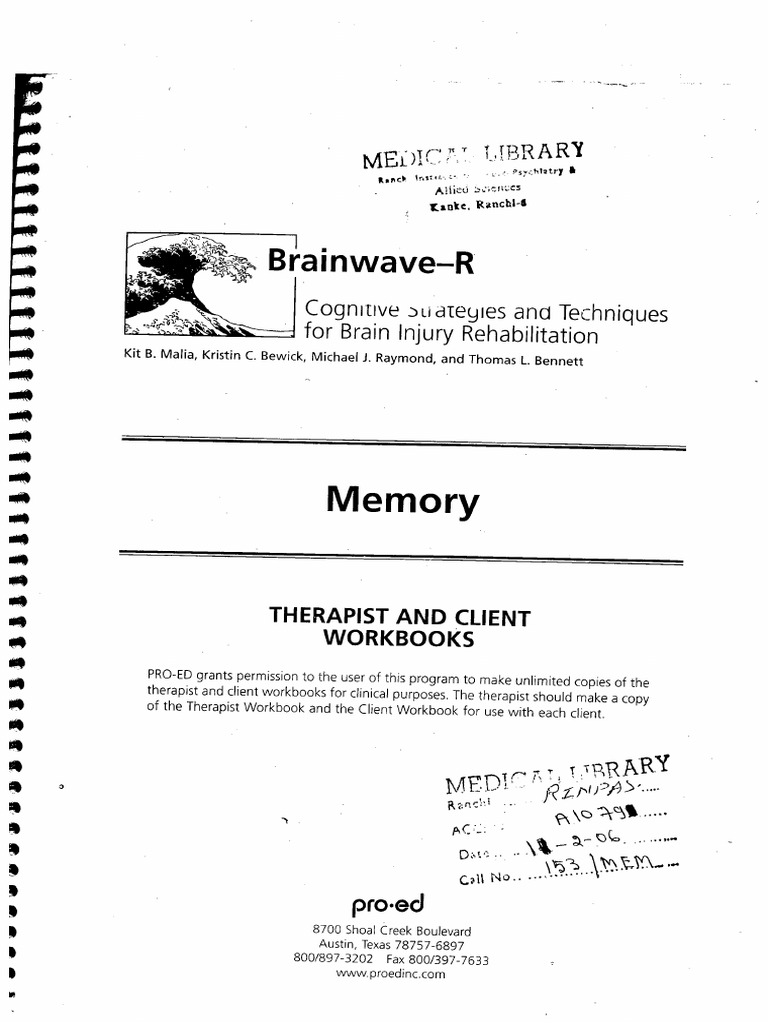 Memory Excercises | PDF