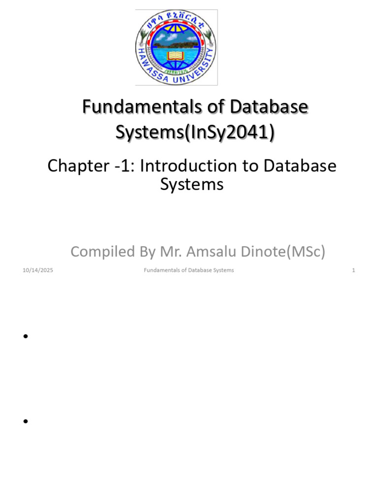 Chapter 1 Introduction-Chapter 1-Introduction To DBSs Dt-2025!10!14 19 ...
