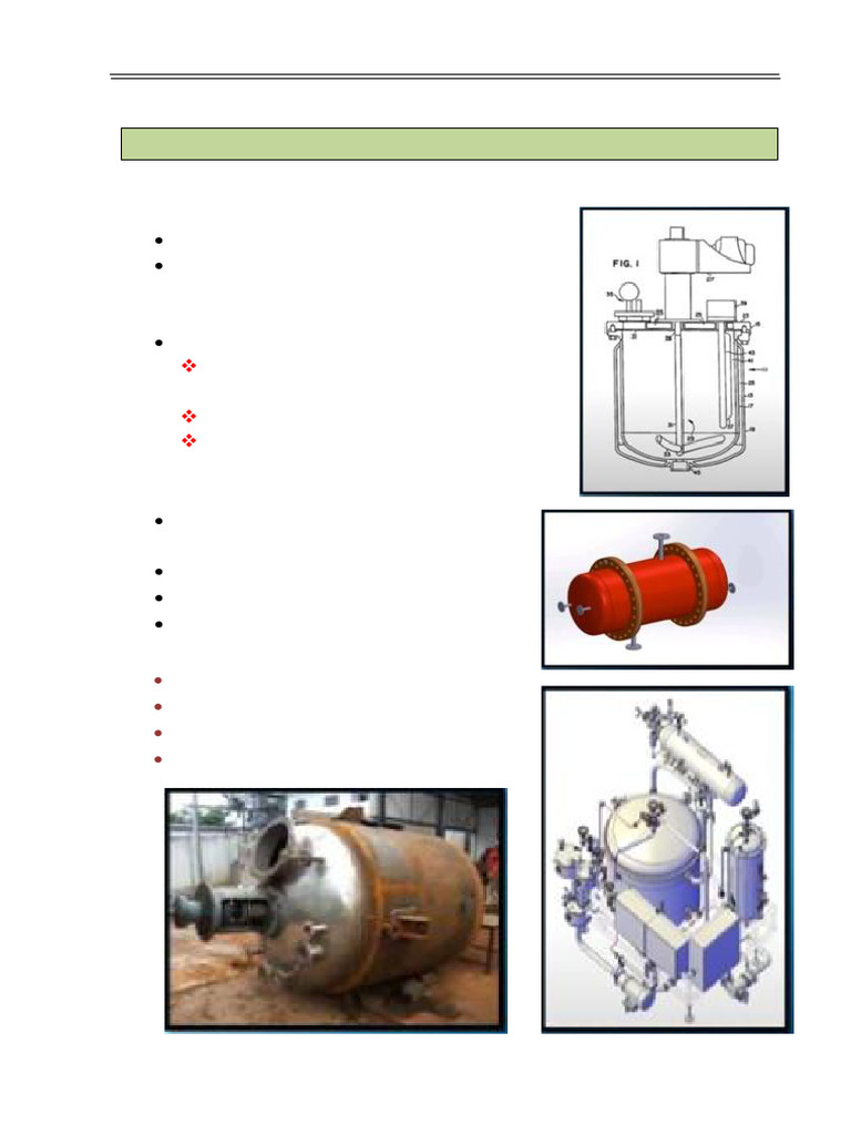 Reactor Design and Catalysts Overview | PDF | Chemical Reactor ...