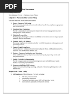 Bereavement Leave Policy in India | PDF | Employment | Parental Leave