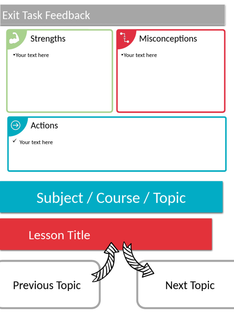 Exit Task Feedback and Reflections | PDF | Learning | Cognition