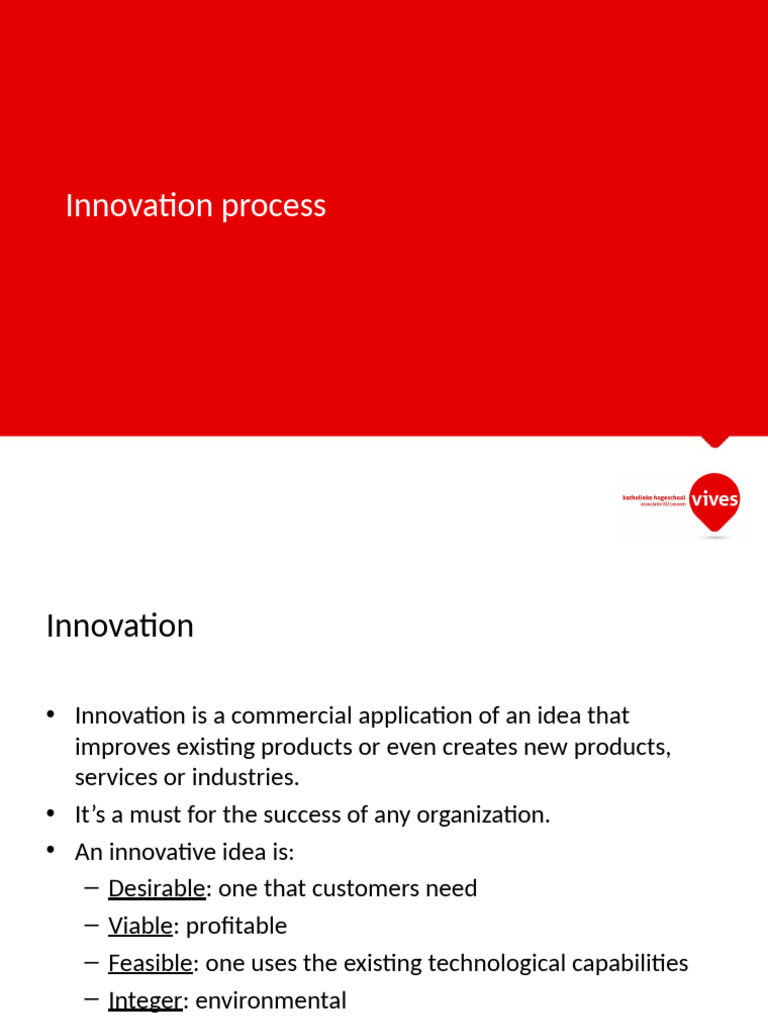 Understanding the Innovation Process | PDF | Innovation | Business Model