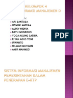 Sistem Informasi Manajemen e-KTP