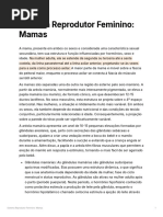 Anatomia da Mama Feminina | PDF | Seio | Anatomia animal