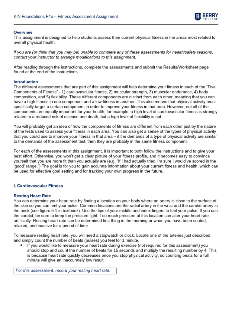 Fitness+Assessment Revised+22-23 | PDF | Body Mass Index | Obesity