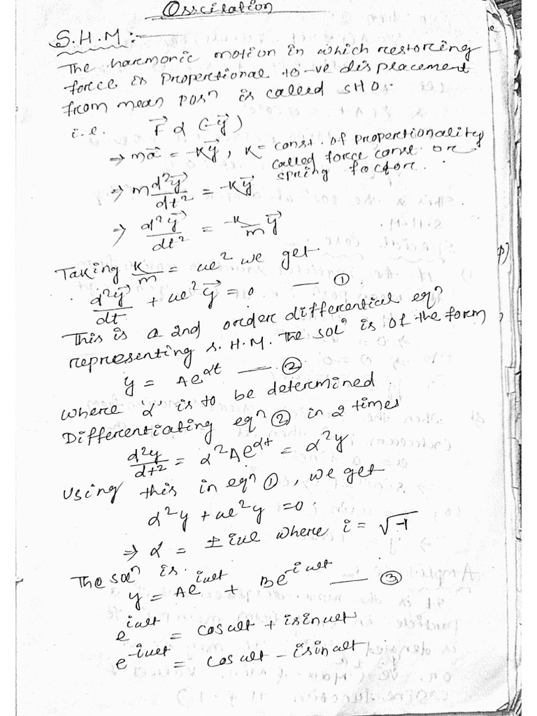 Mechanics 3 | PDF