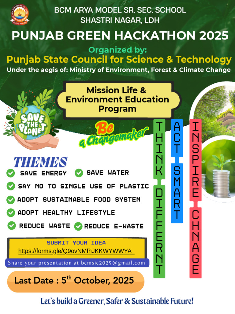 Punjab Green Hackathon 2025 Details | PDF | Economy And The Environment ...