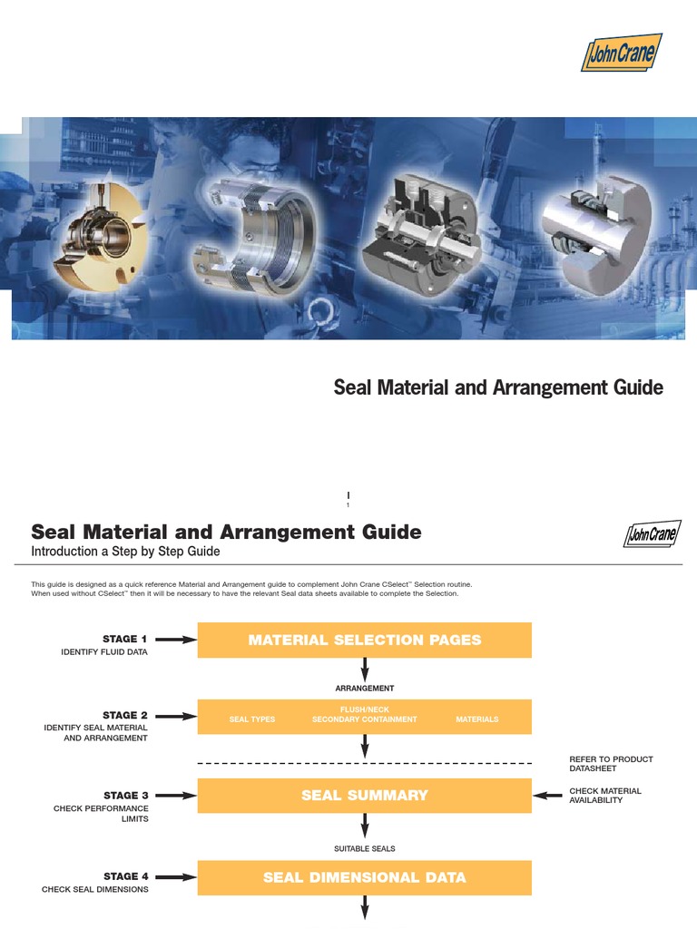 Seal Selection Guide (John Crane) Ammonium Fluid