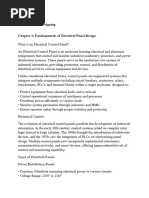 Electrical Control Panel Design and Fabrication | PDF | Relay | Engineering