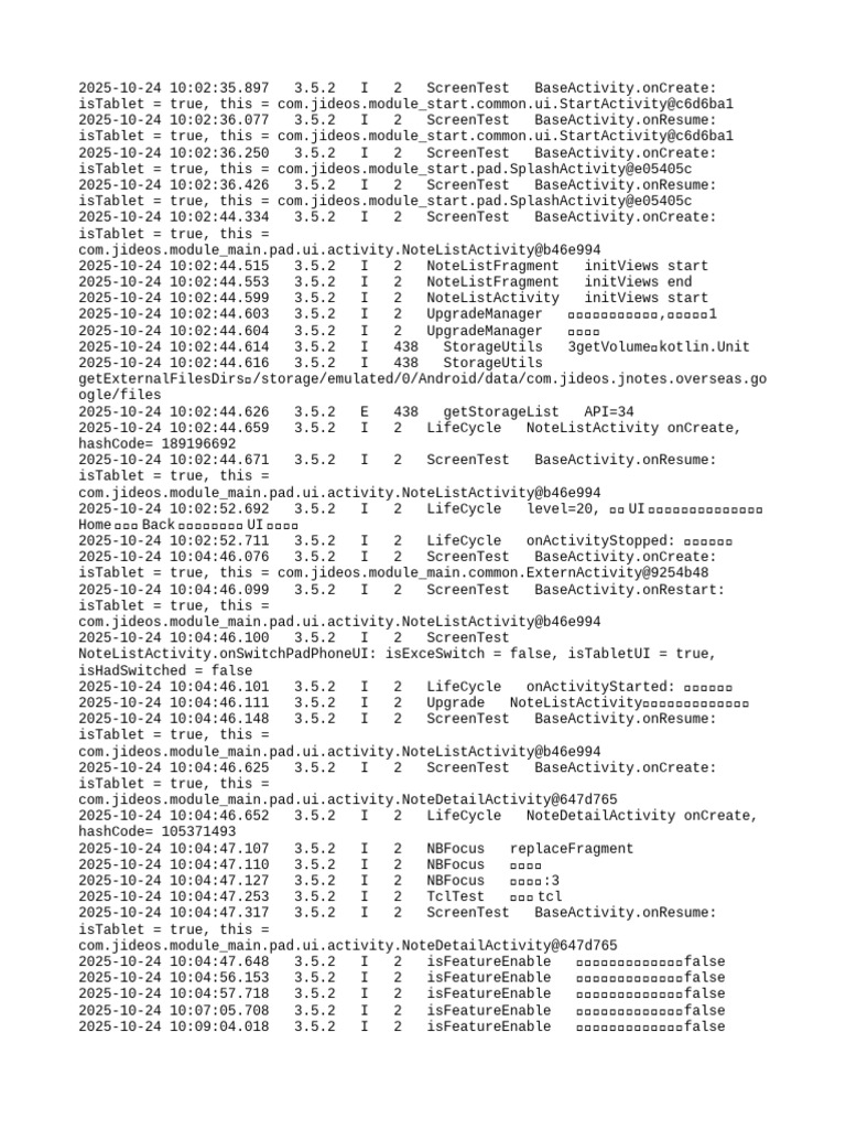 Note Activity Lifecycle on Tablet | PDF | Software | Embedded Linux ...