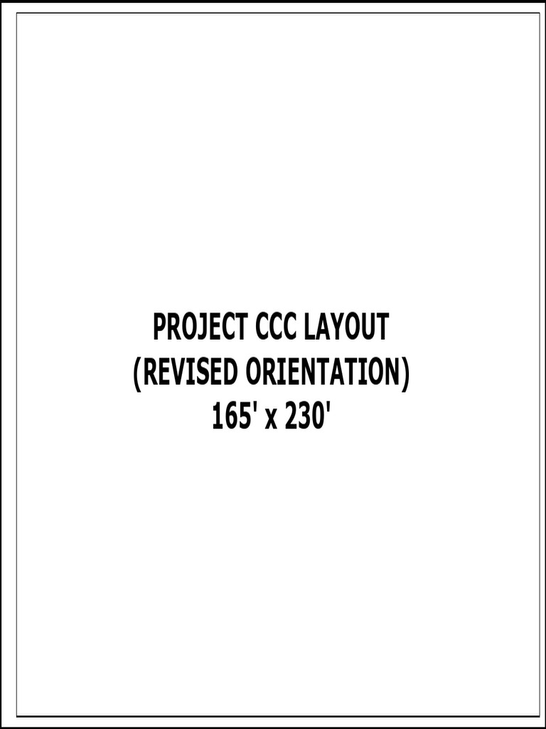 Project CCC Construction Layout Plan | PDF | Architectural Design ...