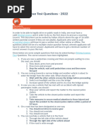 LLR Test: Key Questions & Answers | PDF
