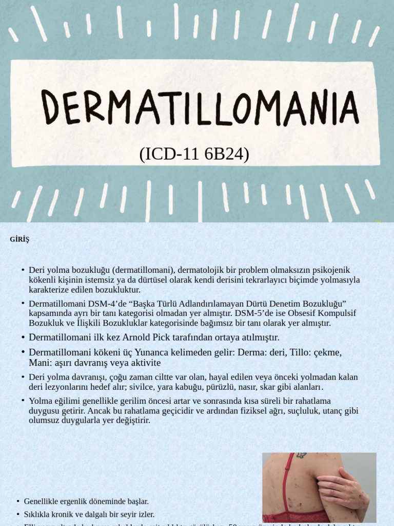 Dermatillomania | PDF
