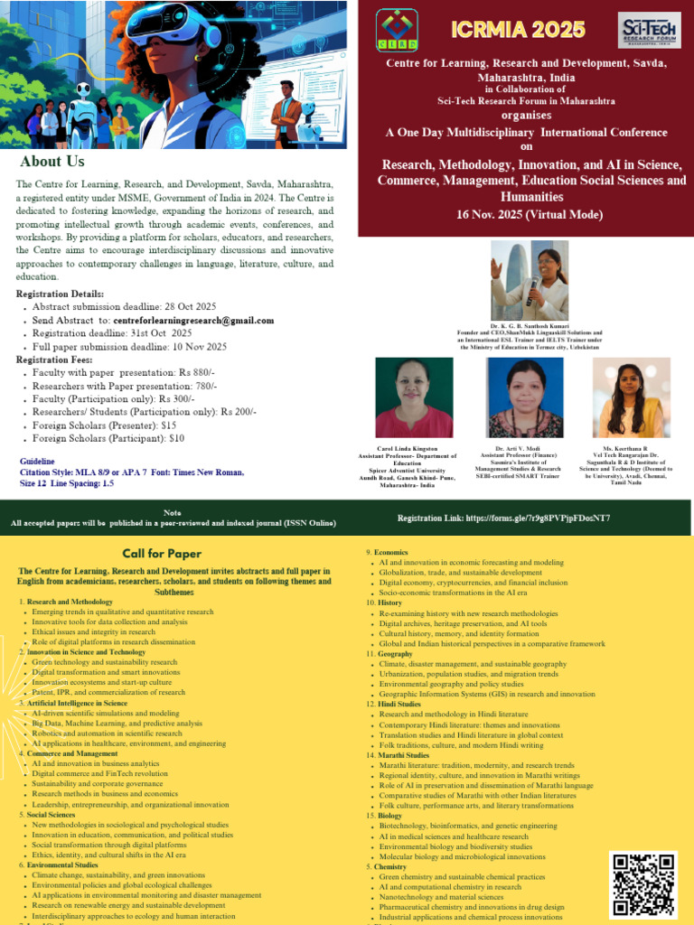 Research Methodology, Innovation, and AI in The Science Commerce ...
