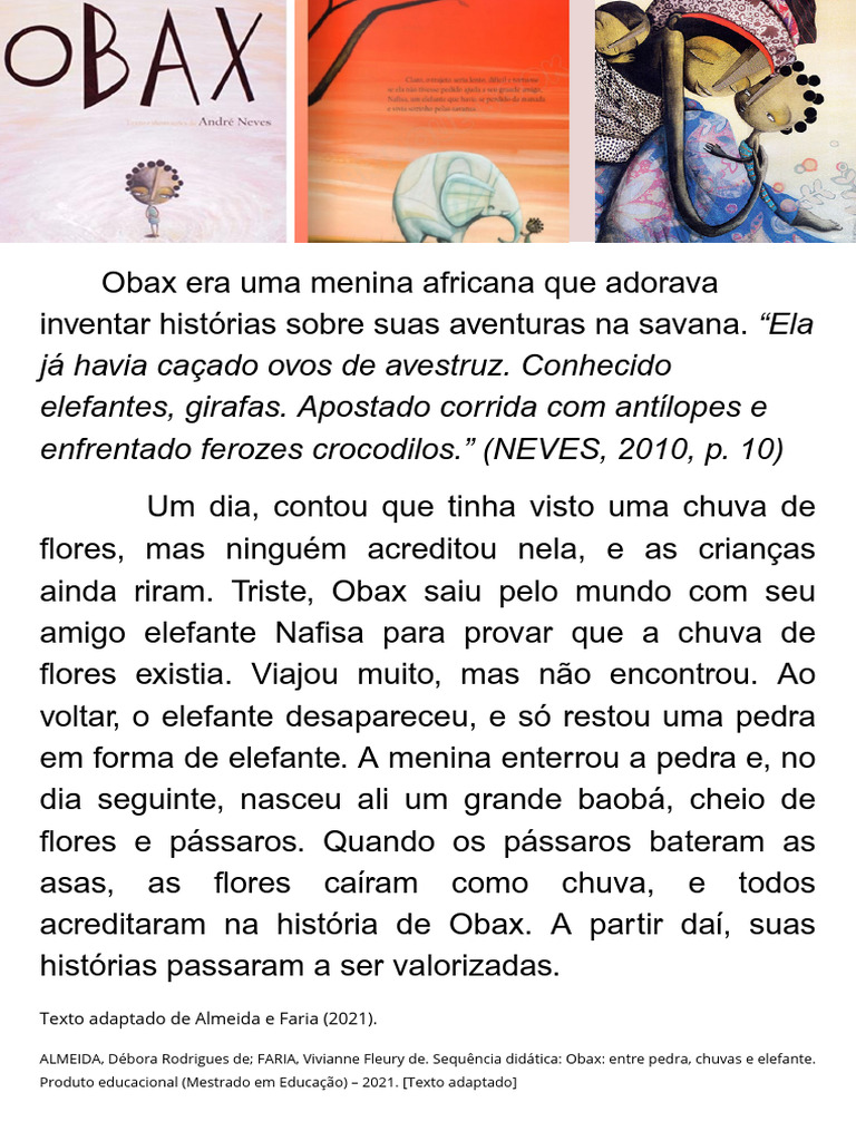 Obax e a Chuva de Flores | PDF