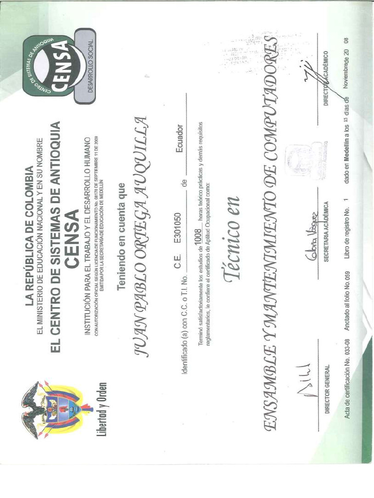 Diploma Censa | PDF