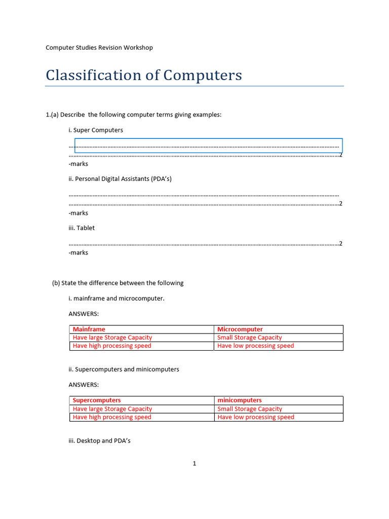 Comp S Revision Quetions Pp2 | PDF | Computer Data Storage | Central ...