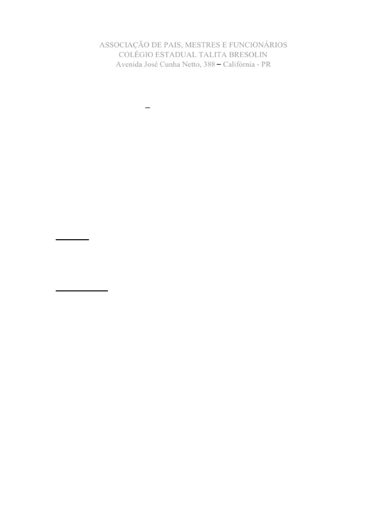 Assembleia Geral APMF - 12/09/2025 | PDF