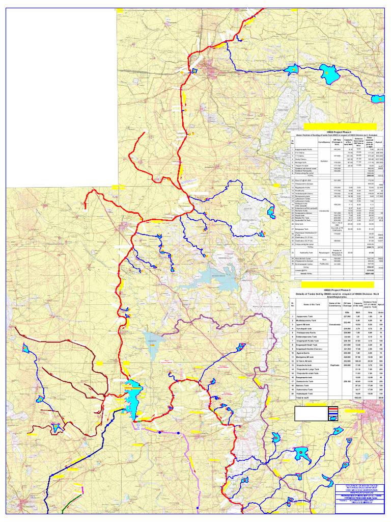 HNSS Canal Map and Details | PDF