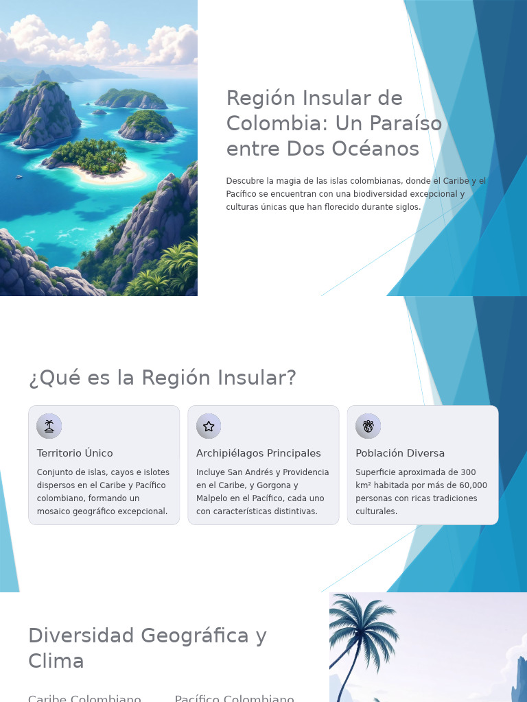 Región Insular de Colombia: Paraíso Cultural y Natural | PDF | Isla ...