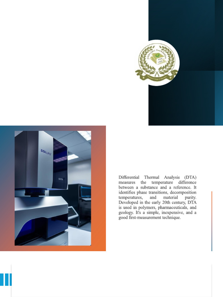 Differential Thermal Analysis Overview | PDF | Thermal Analysis ...