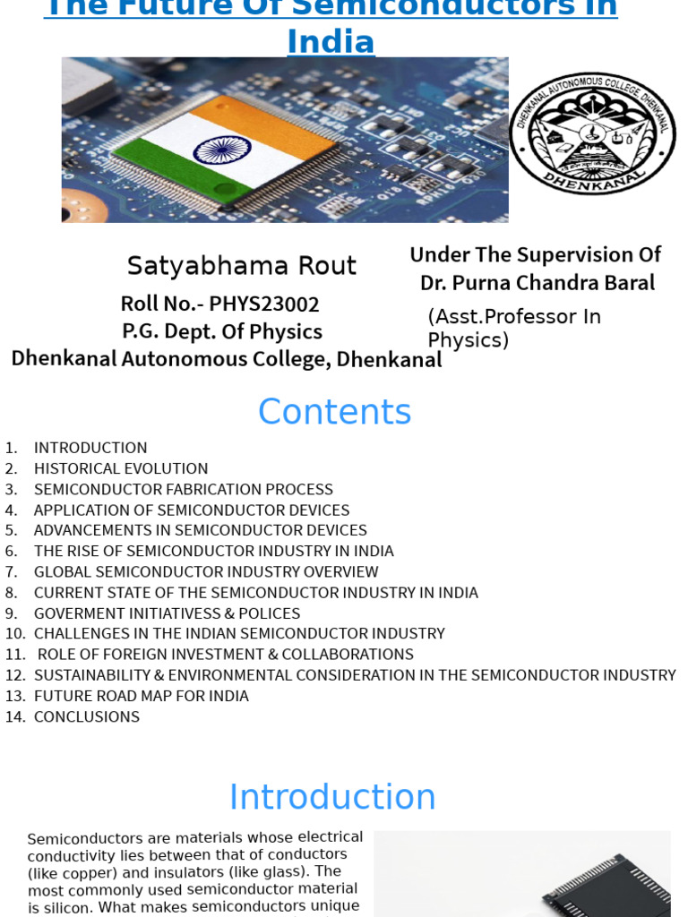 Future of India's Semiconductor Industry | PDF | Semiconductor Device ...