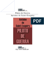 Saint Exupery Antoine - Piloto de Guerra