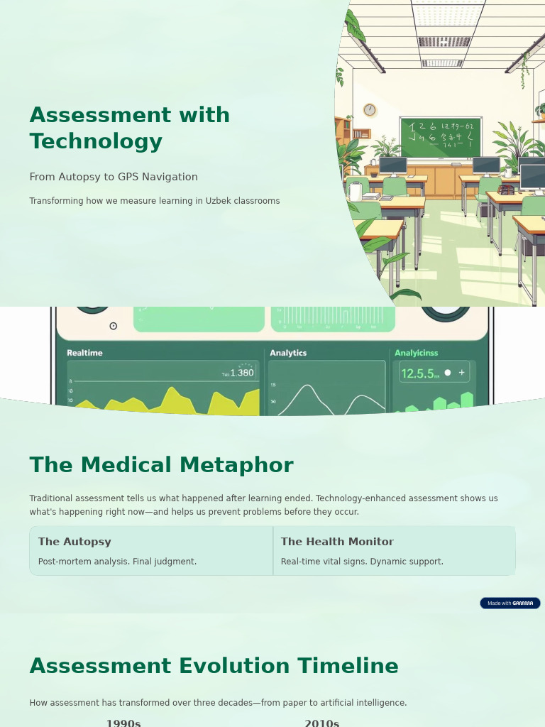 Technology-Enhanced Assessment in Uzbekistan | PDF | Artificial ...