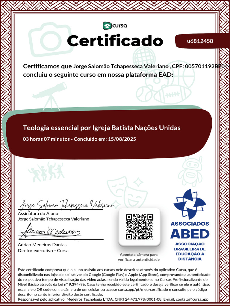 Certifica Do | PDF