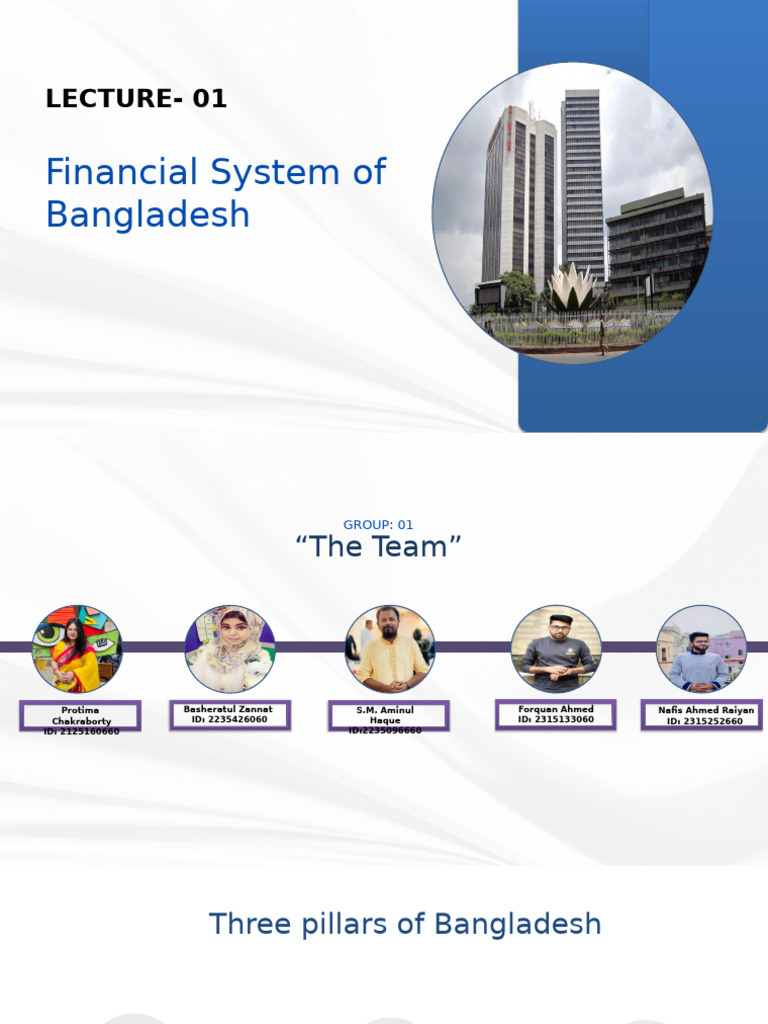 Overview of Bangladesh's Financial System | PDF | Capital Market ...