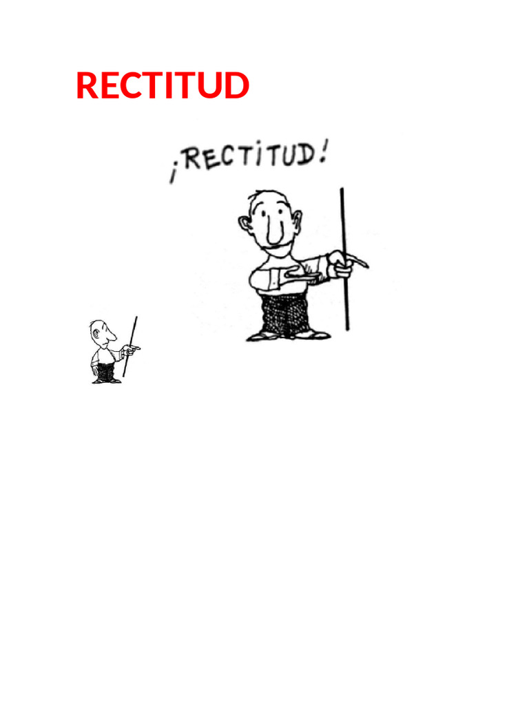Rectitud. Quino | PDF