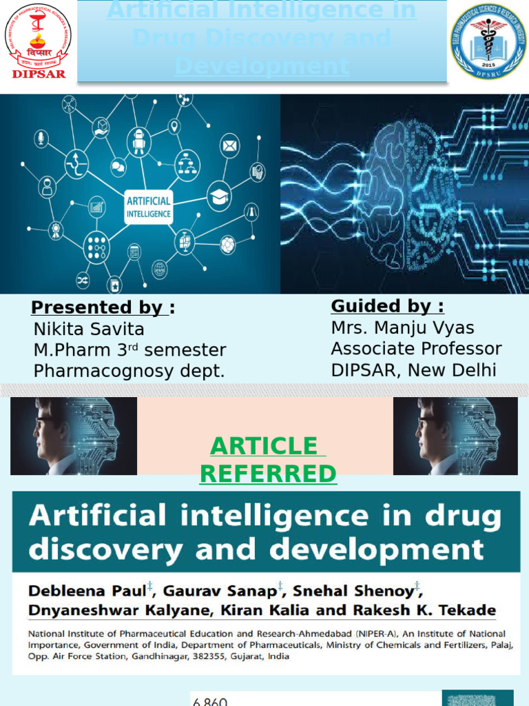AI in Drug Discovery and Development | PDF | Artificial Intelligence ...