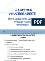 Layered Process Audits Ensure Quality Standards