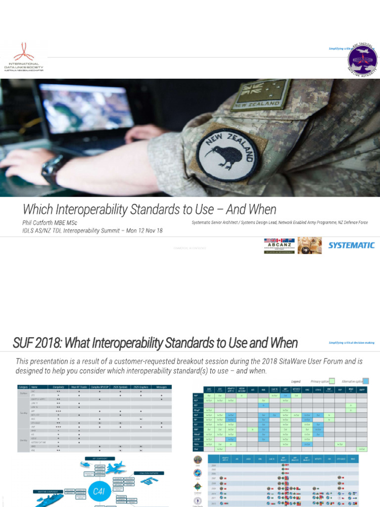 1150 - S1 - Which Interoperability Standards To Use - and When | PDF