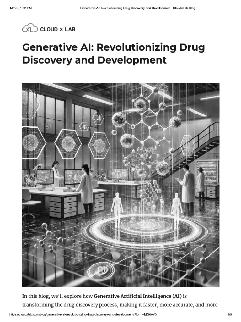 Gen AI in Drug Development | PDF