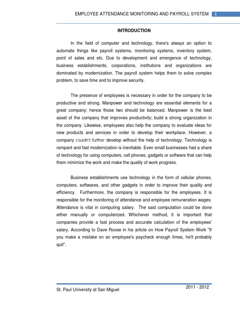 Automated Payroll System for Employees | PDF | Payroll | Business Process