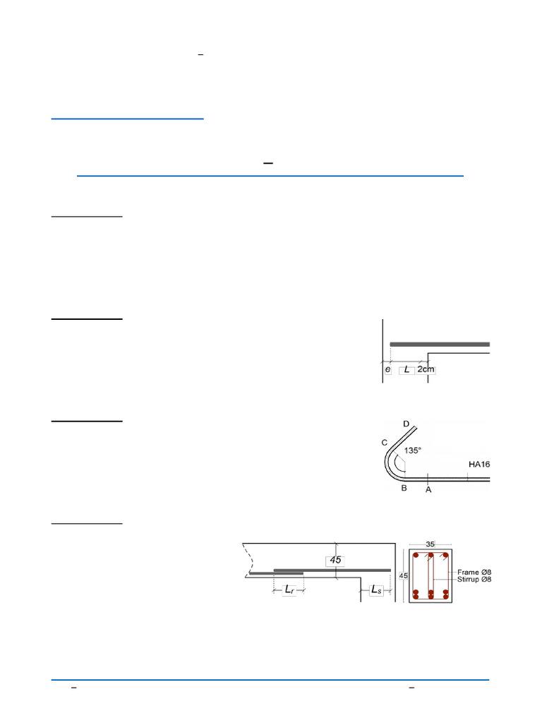 Reinforced Concrete Anchorage Calculations | PDF
