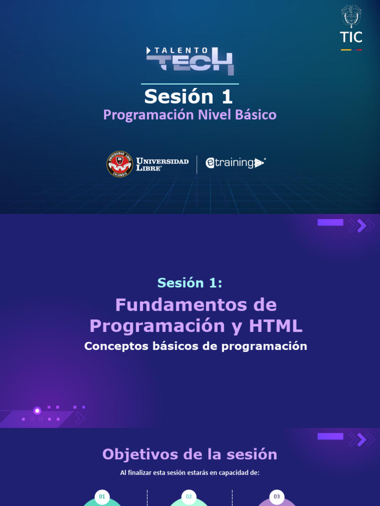 Fundamentos de Programación y HTML | PDF | Programación de computadoras ...