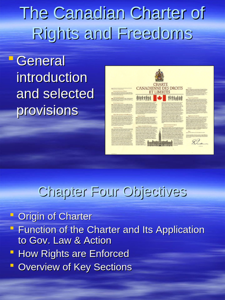 Overview of Canadian Charter Rights | PDF | Canada | Justice