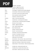 Open Rails Keyboard Commands Guide | PDF | Automobiles | Wheeled Vehicles