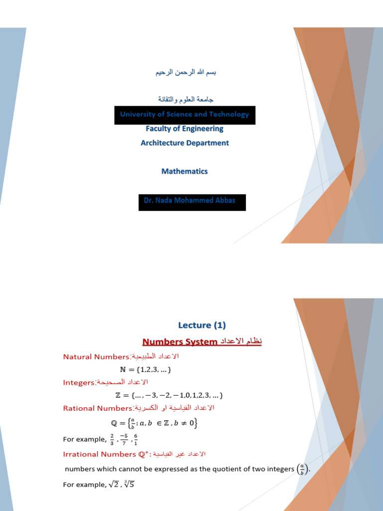 Understanding Number Sets and Functions | PDF | Rational Number ...
