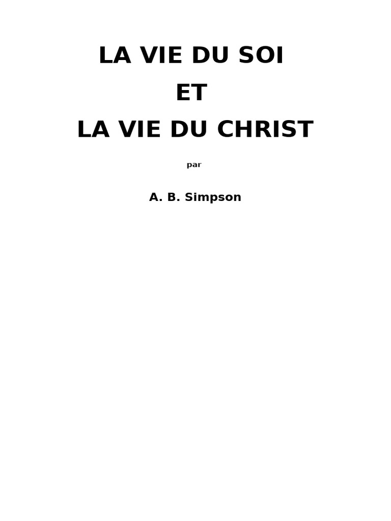 Sacrifice et Vie en Christ : Un Appel | PDF | Baptisme | Résurrection ...