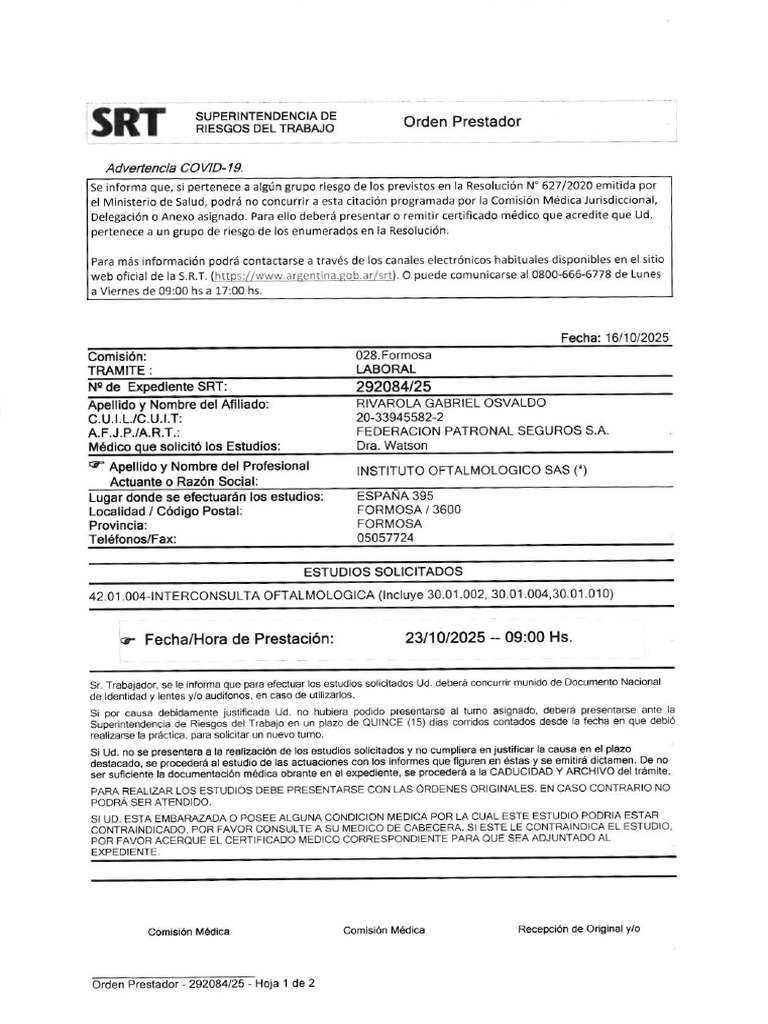 292084orden Oft | PDF
