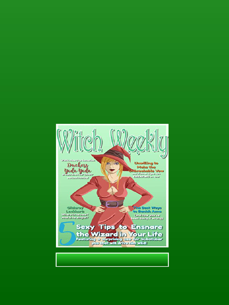 Witch Weekly Duchess Yada Yada Spring 2020 Hogwarts Quibbler full ...