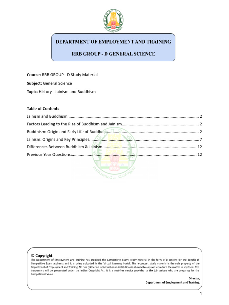 Jainism and Buddhism Overview | PDF | Moksha | Noble Eightfold Path