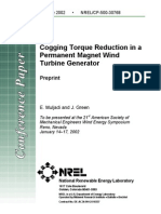 Paper on Cogging Torque Reduction in PMG of WTG