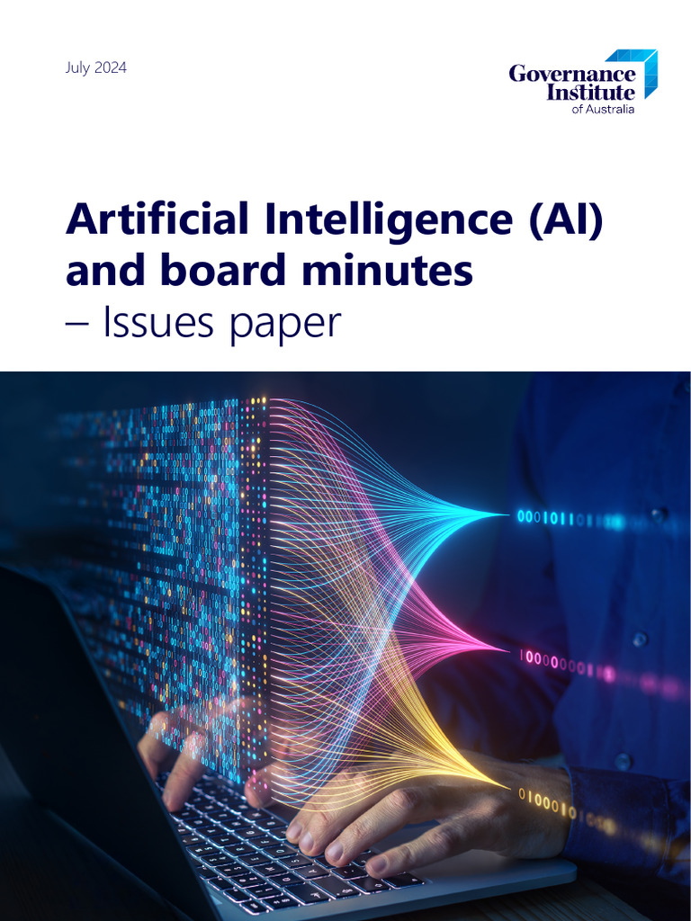 AI in Board Minutes: Governance Insights | PDF | Artificial ...