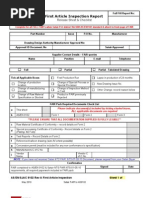 AS9102C FAI Forms Template | PDF | Specification (Technical Standard ...